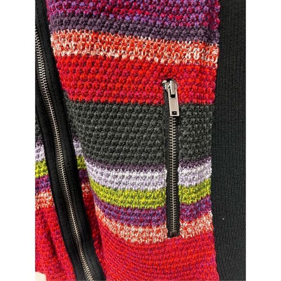 Ruff Hewn Black Rainbow Mixed Media Sweater Vest sz 3X NWT - Picture 2 of 8